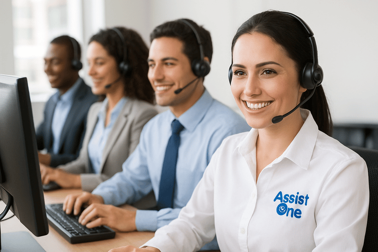 Assist One team providing call center services (1)